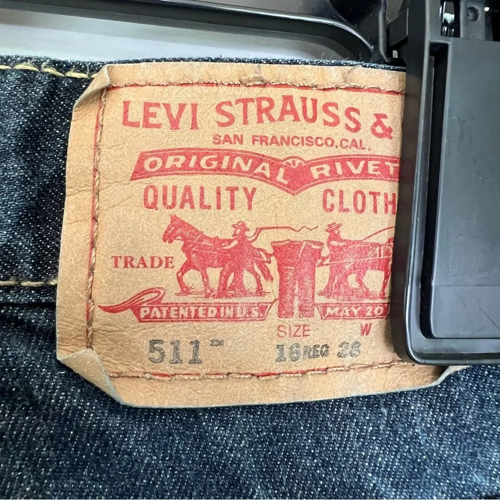 Levi's 511 Skinny Size 16 R Jeans 28x28